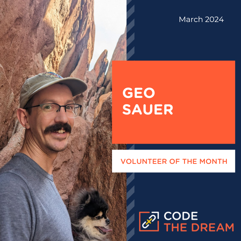 <div class="ctd-news-title">Meet Geo Sauer, CTD’s Volunteer of the Month</div>
