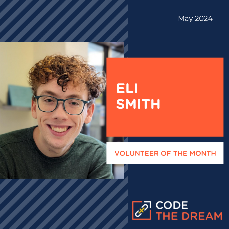 <div class="ctd-news-title">Meet Eli Smith, Volunteer of the Month!</div>