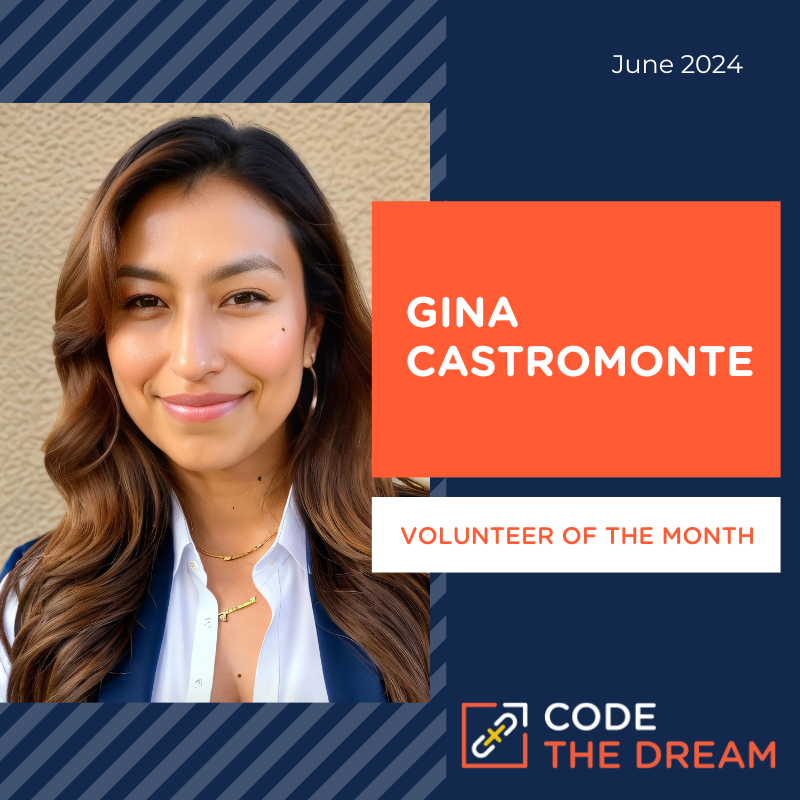 <div class="ctd-news-title">Meet Gina Castromonte, CTD’s Volunteer of the Month!</div>