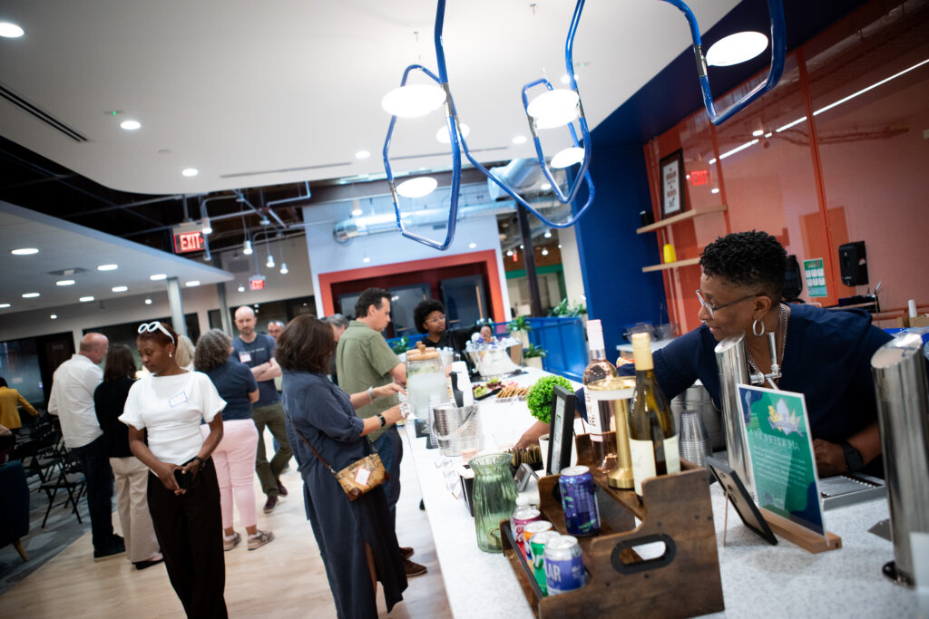 The American Underground during the Juneteenth event post-panel party